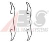 A.B.S. 1187Q Accessory Kit, disc brake pads